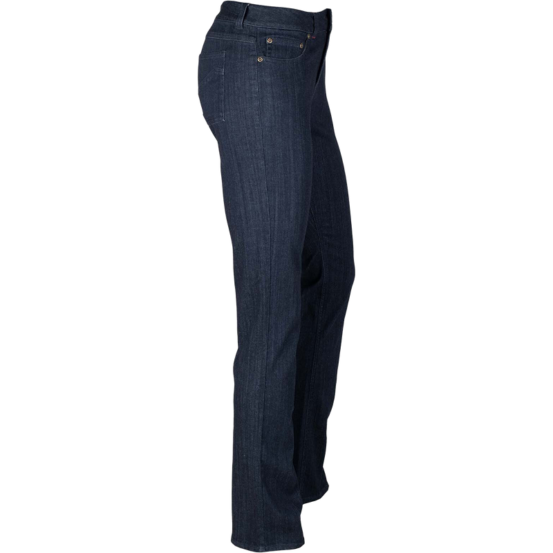 Women's Emery Jean Slim Fit, Mountain Khakis Women's Emery Jean Slim Fit in Dark Wash right profile
