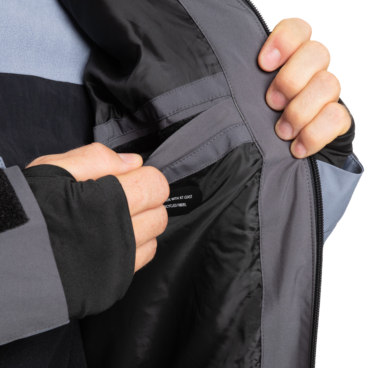 Quiksilver Men's Sycamore Jacket stash pocket