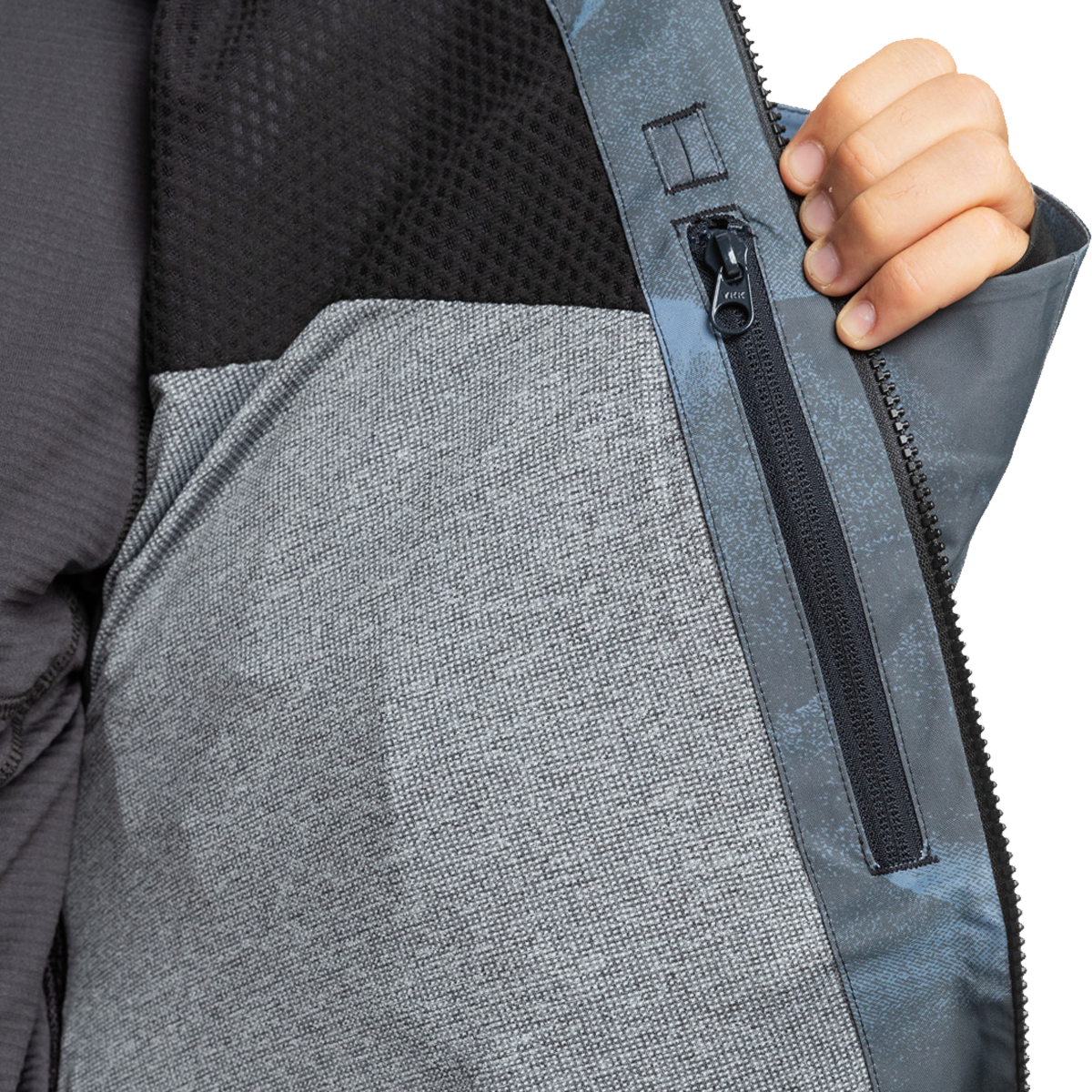 Quiksilver Men's Quest Stretch 20k Jacket  stash pocket