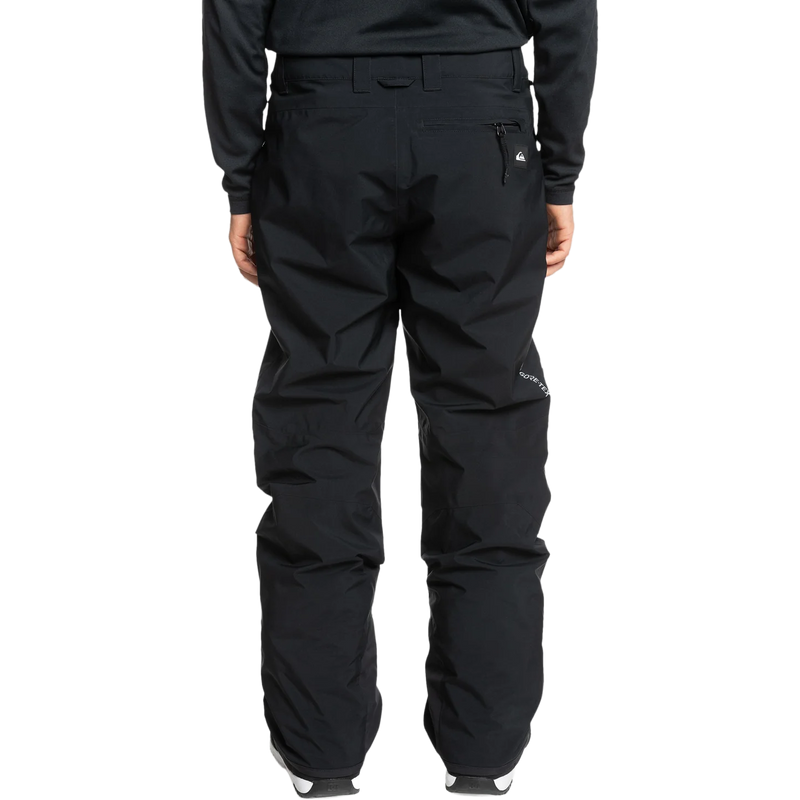 Men's Mission Gore-Tex Pant, Quiksilver Men's Mission Gore-Tex Pant in Black back