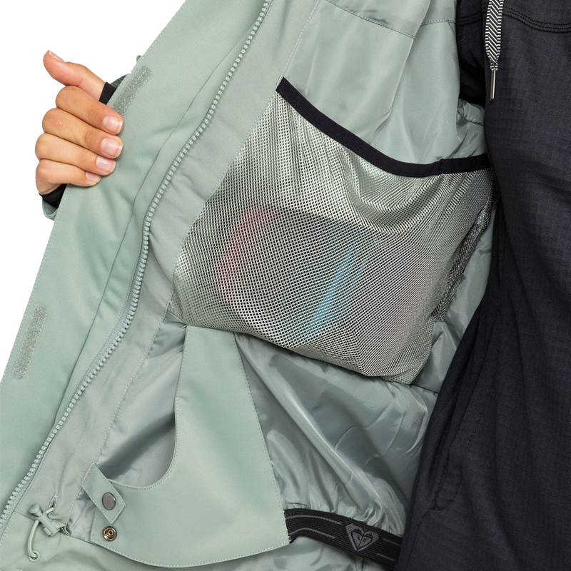 Women's Billie Jacket, Roxy Women's Billie Jacket goggle pocket