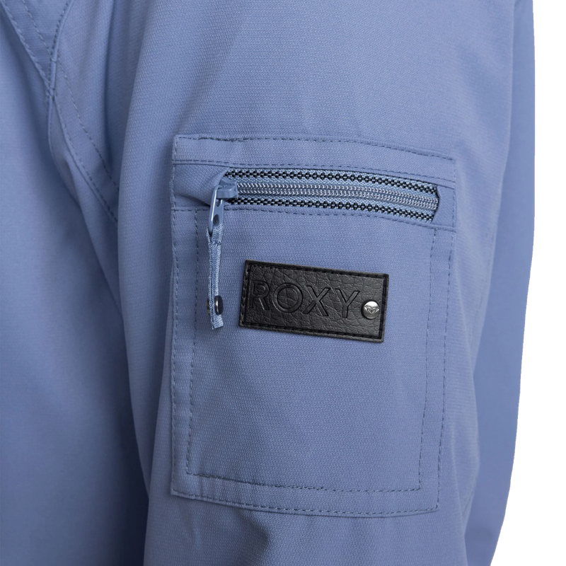Women's Meade Jacket, Roxy Women's Meade Jacket shoulder zip pocket