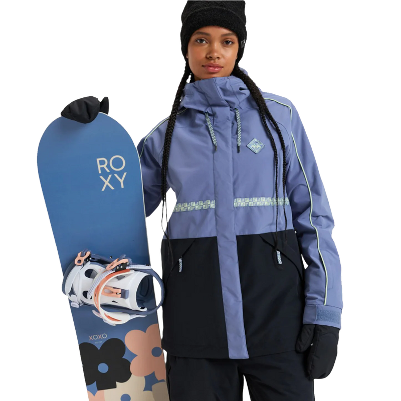 Roxy Women's Highridge Hoodie Jacket in Wild Wind