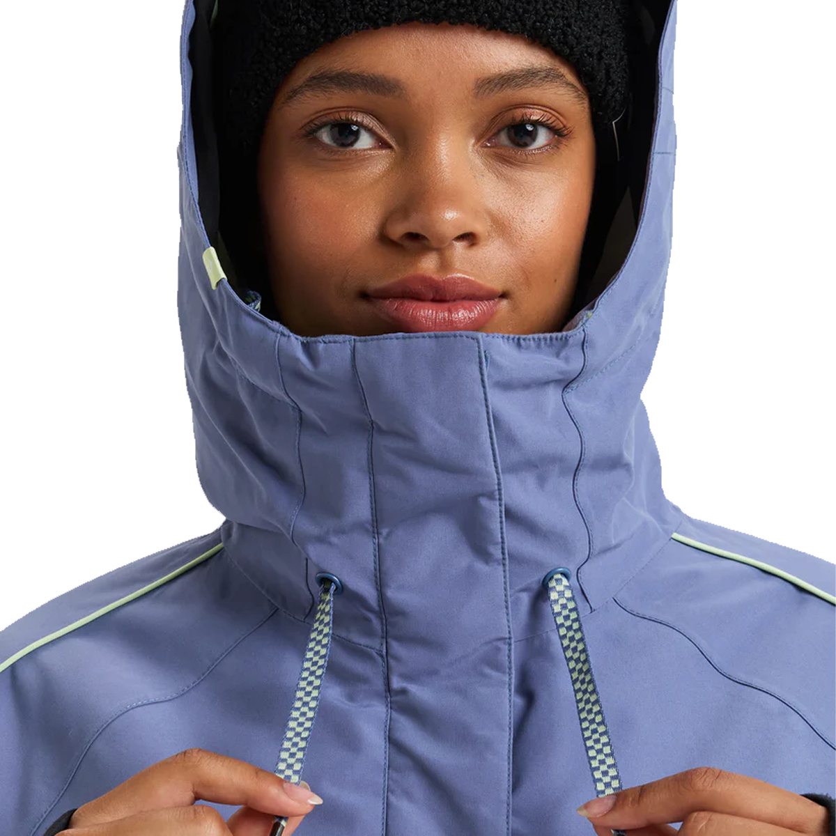 Roxy Women's Highridge Hoodie Jacket collar