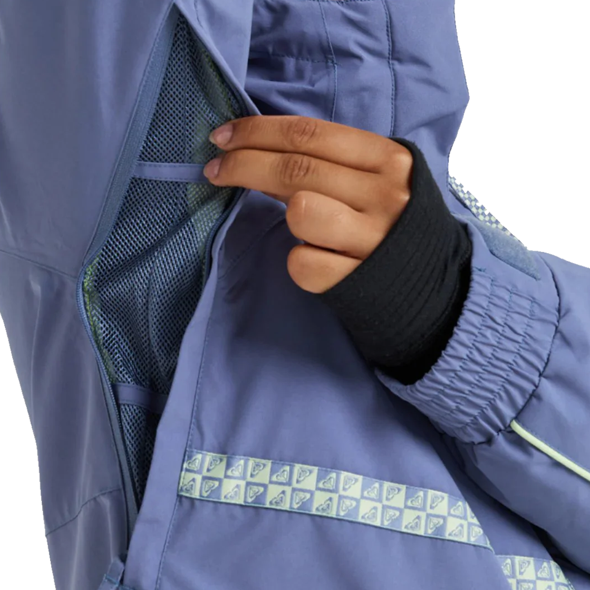 Roxy Women's Highridge Hoodie Jacket pit zip