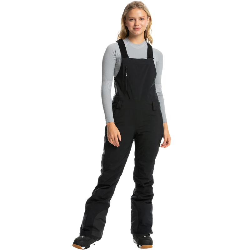 Roxy Women's Gore-Tex Stretch Prism Bib Pant in True Black