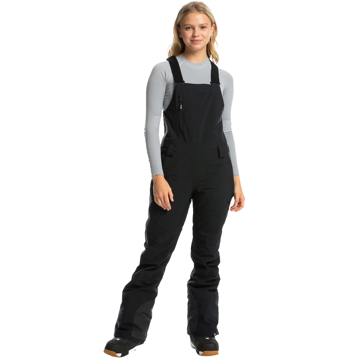 Roxy Women's Gore-Tex Stretch Prism Bib Pant in True Black