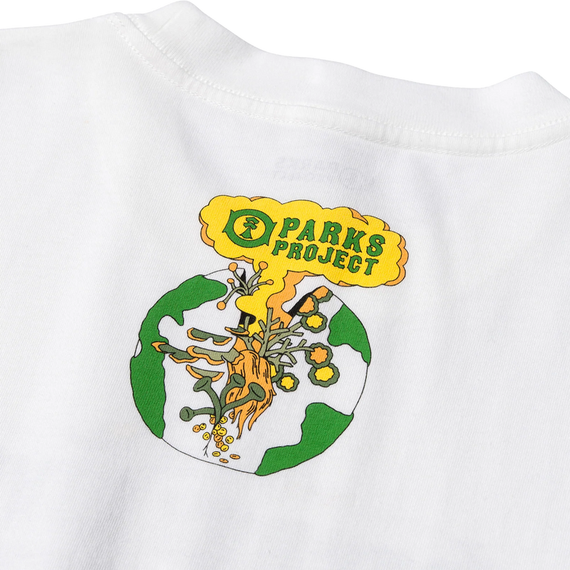 Secret Lives of Lichen Tee, Parks Project Secret Lives of Lichen Tee in Marshmallow Back Logo
