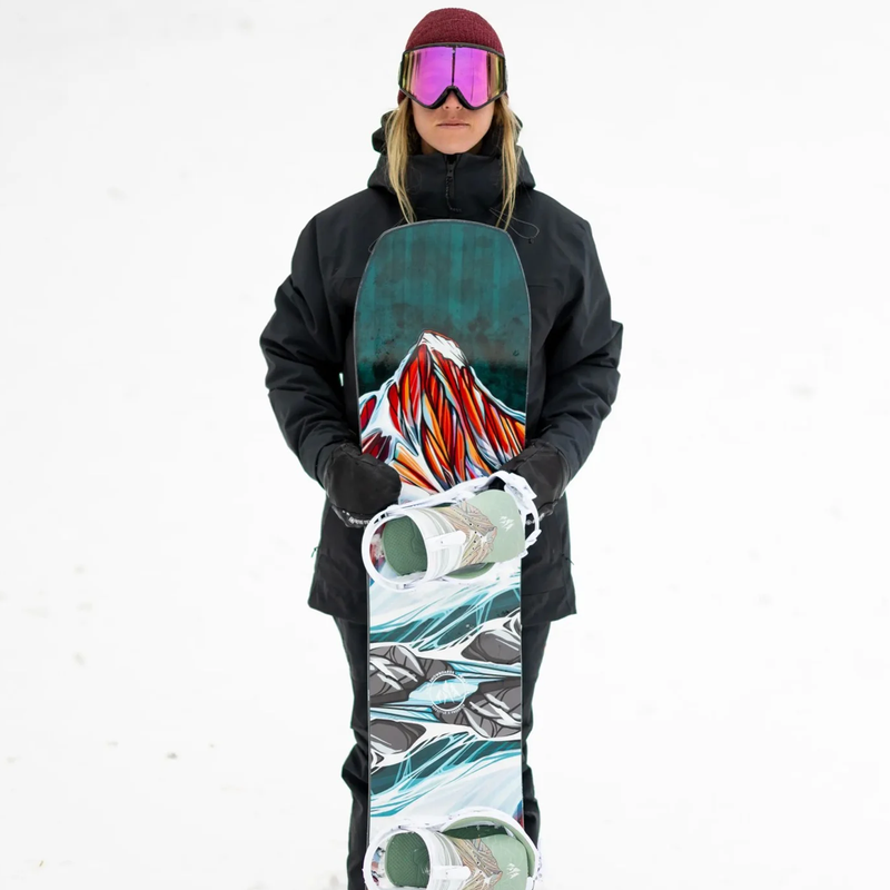 Women's Twin Sister, Jones Snowboards Women's Twin Sister with bindings
