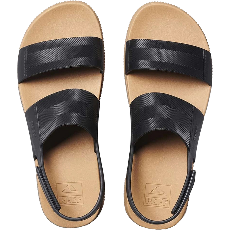 Women's Water Vista Higher, Reef Women's Water Vista Higher in 071-Black/Tan pair top