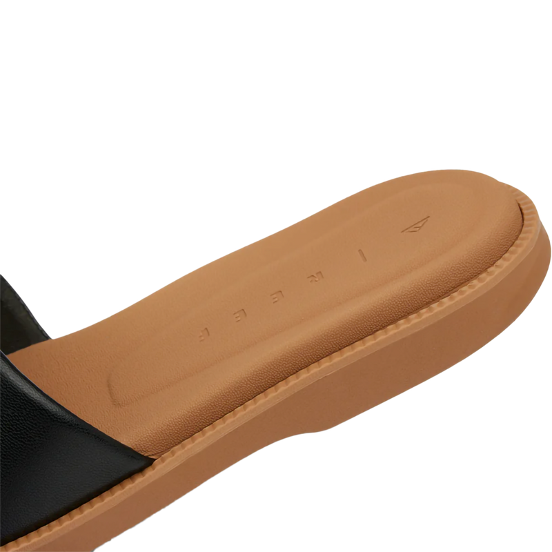 Women's Sunny Arrianah, Reef Women's Sunny Arrianah in Black/Tan left heel