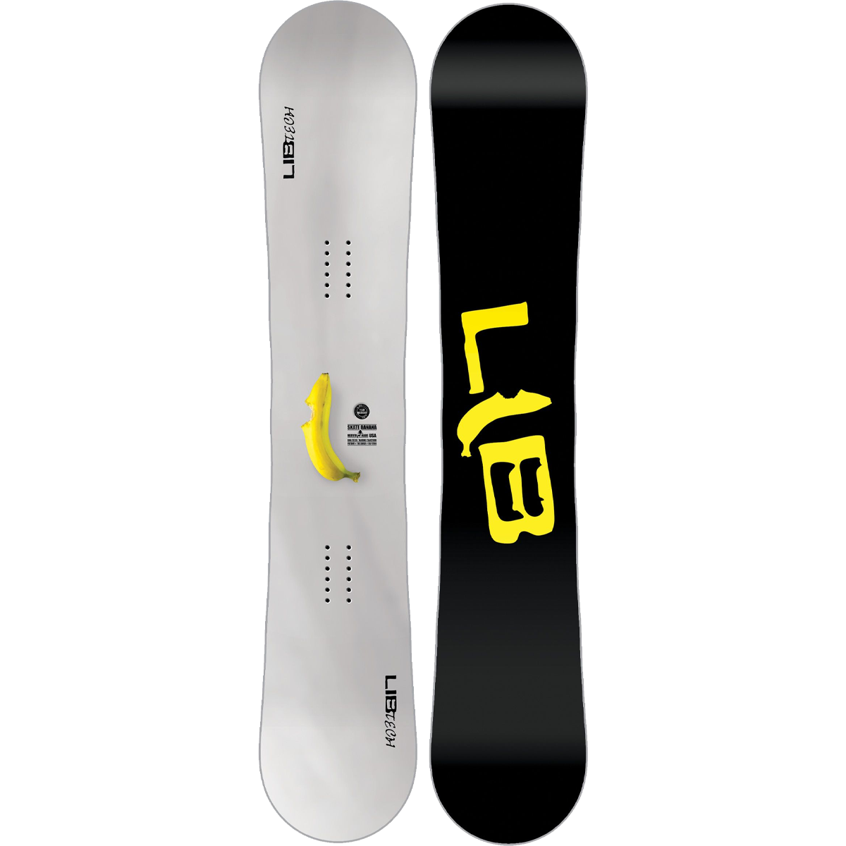 スノーボード LIB skate banana 152cm Lib Technologies Skate Banana BTX Snowboard - Assorted Bananas