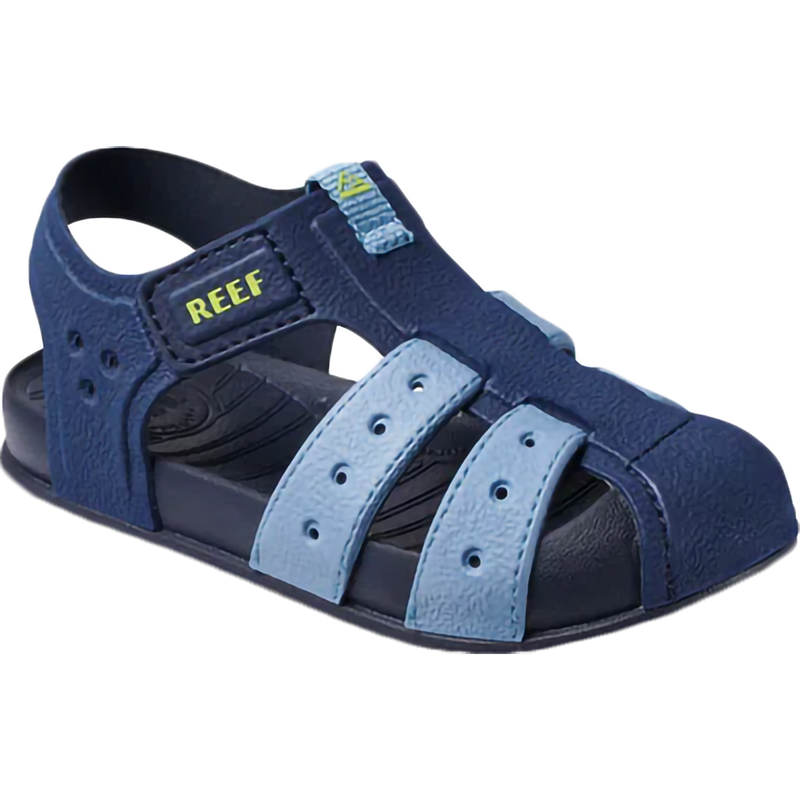 Youth Little Water Beachy, Reef Youth Little Water Beachy in Grey/Ocean/Lime front right