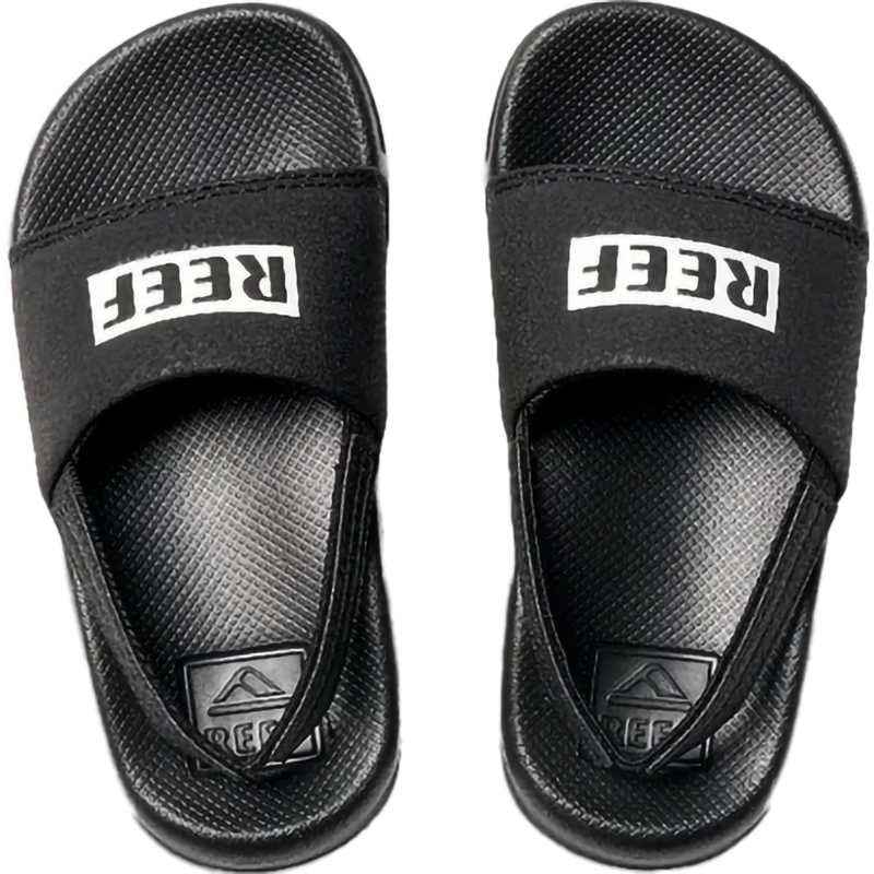 Youth Little One Slide, Reef Youth Little One Slide in Reef Black/White pair top