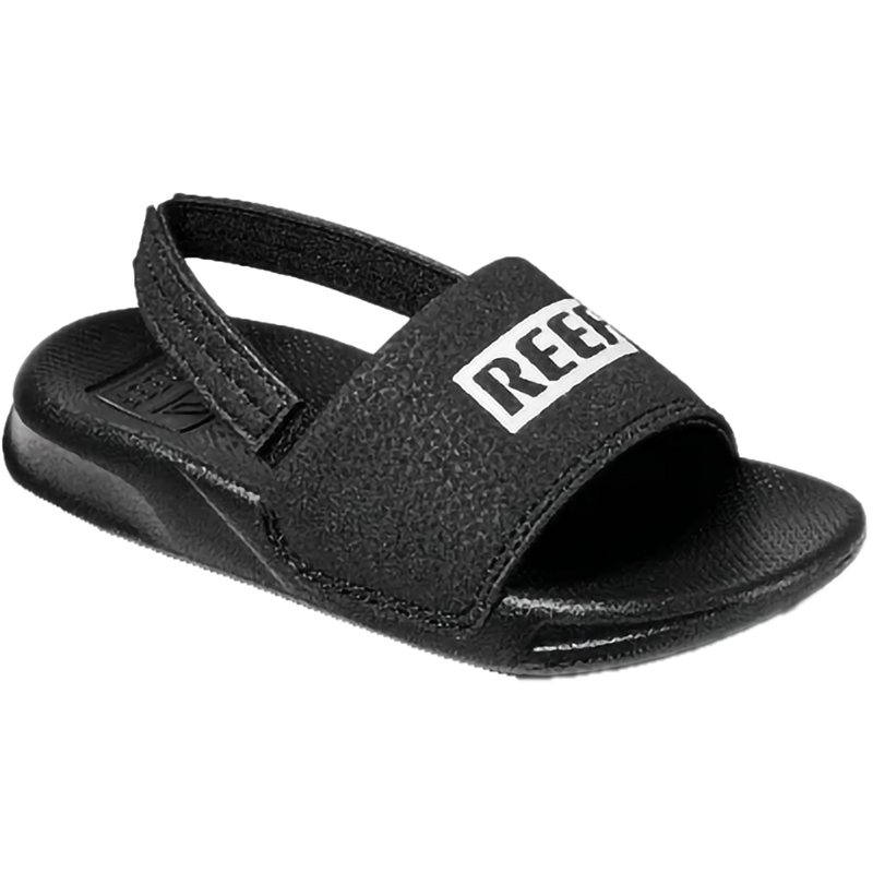 Youth Little One Slide, Reef Youth Little One Slide in Reef Black/White right front