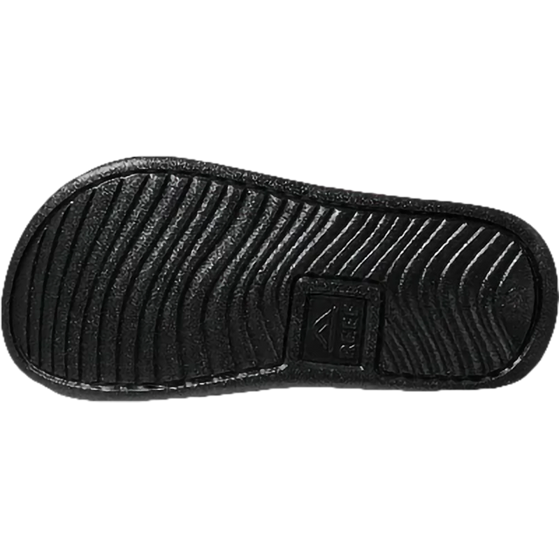 Youth Little One Slide, Reef Youth Little One Slide in Reef Black/White bottom