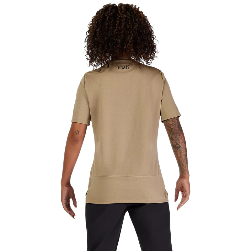 Women's Ranger Short Sleeve Jersey Fox Head, Fox Head Women's Ranger SS Jersey Fox Head back on model