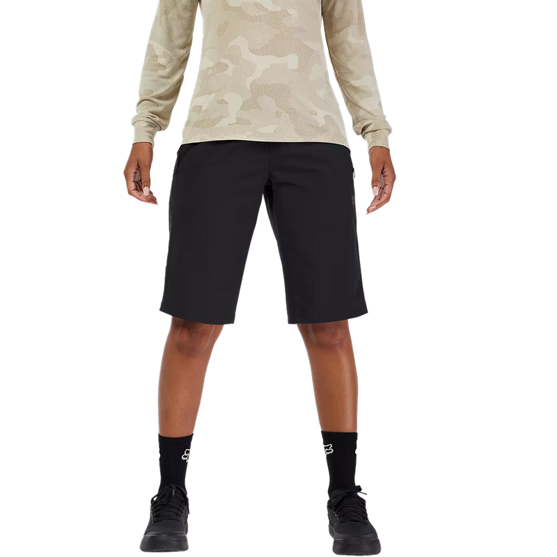 Women's Ranger Short W/Liner, Fox Head Women's Ranger Short W/Liner front on model