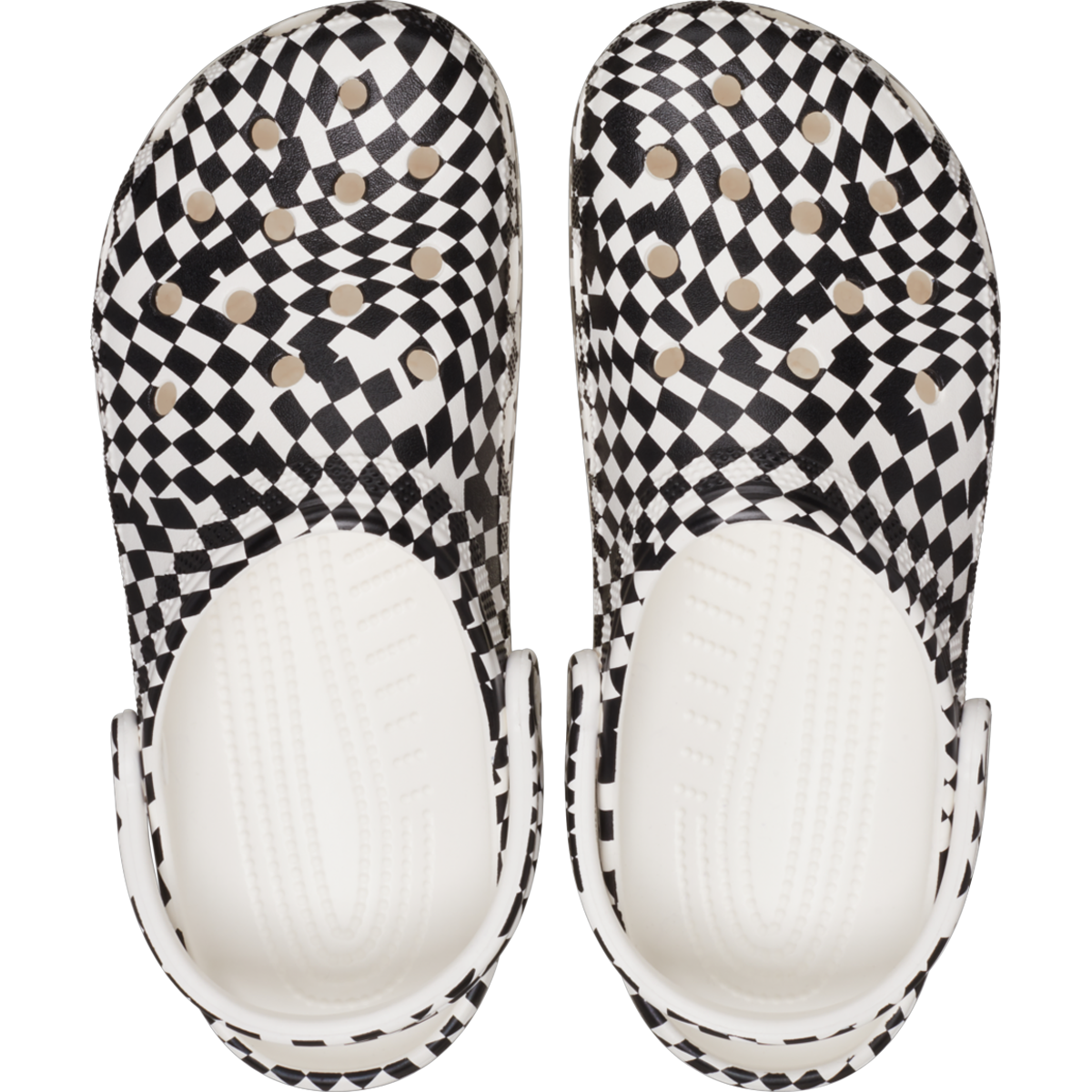Classic Warped Checker Clog alternate view