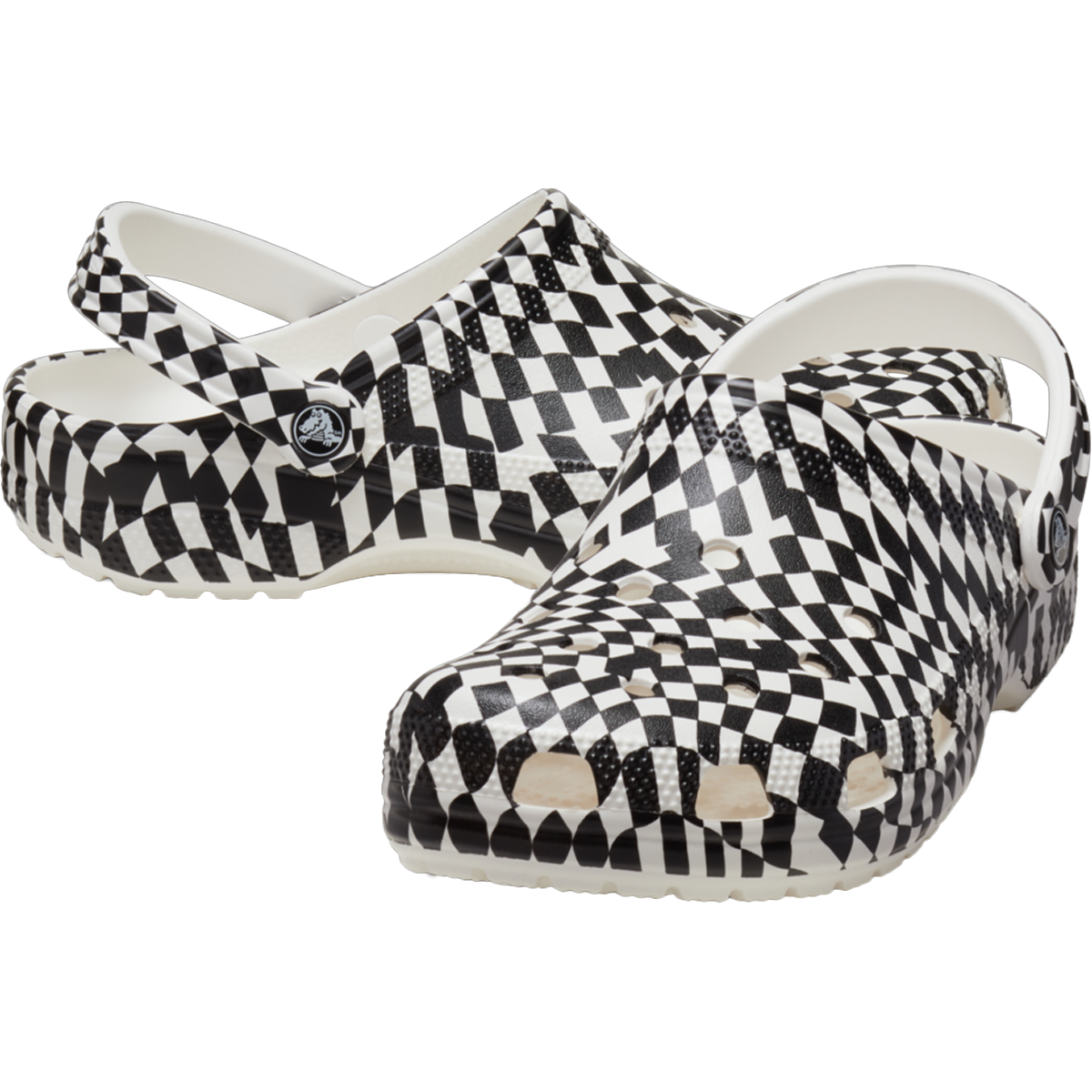 Classic Warped Checker Clog alternate view