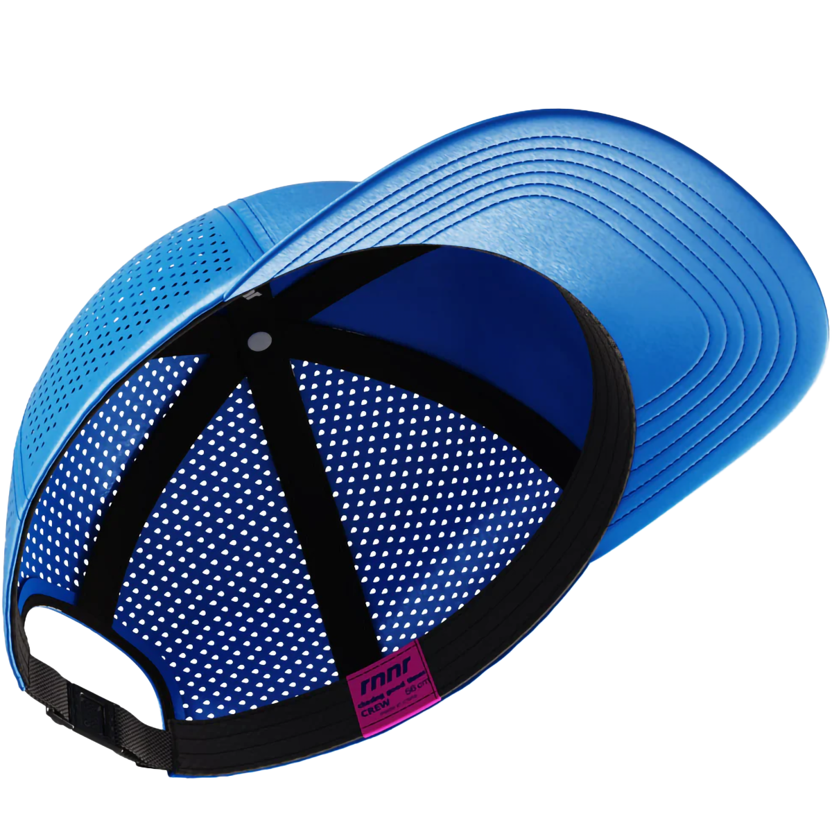 Rnnr Crew Hat - All Luck in Blue bottom