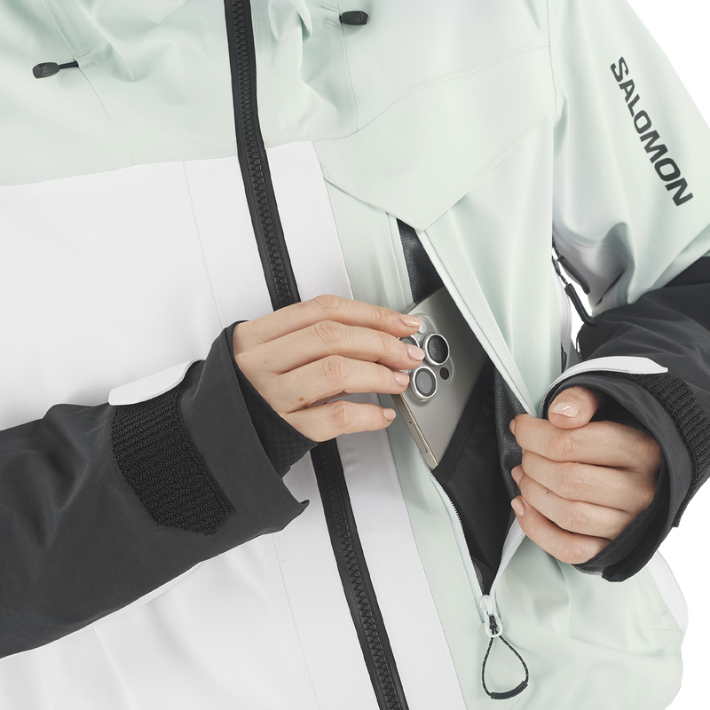 Women's Moon Patrol Gore-Tex Jacket, Salomon Women's Moon Patrol Gore-Tex Jacket media pocket