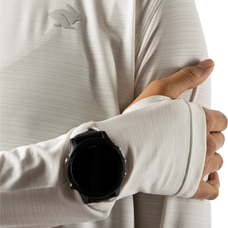 Women's UPF Tee Long Sleeve, Rabbit Women's UPF Tee Long Sleeve Wrist