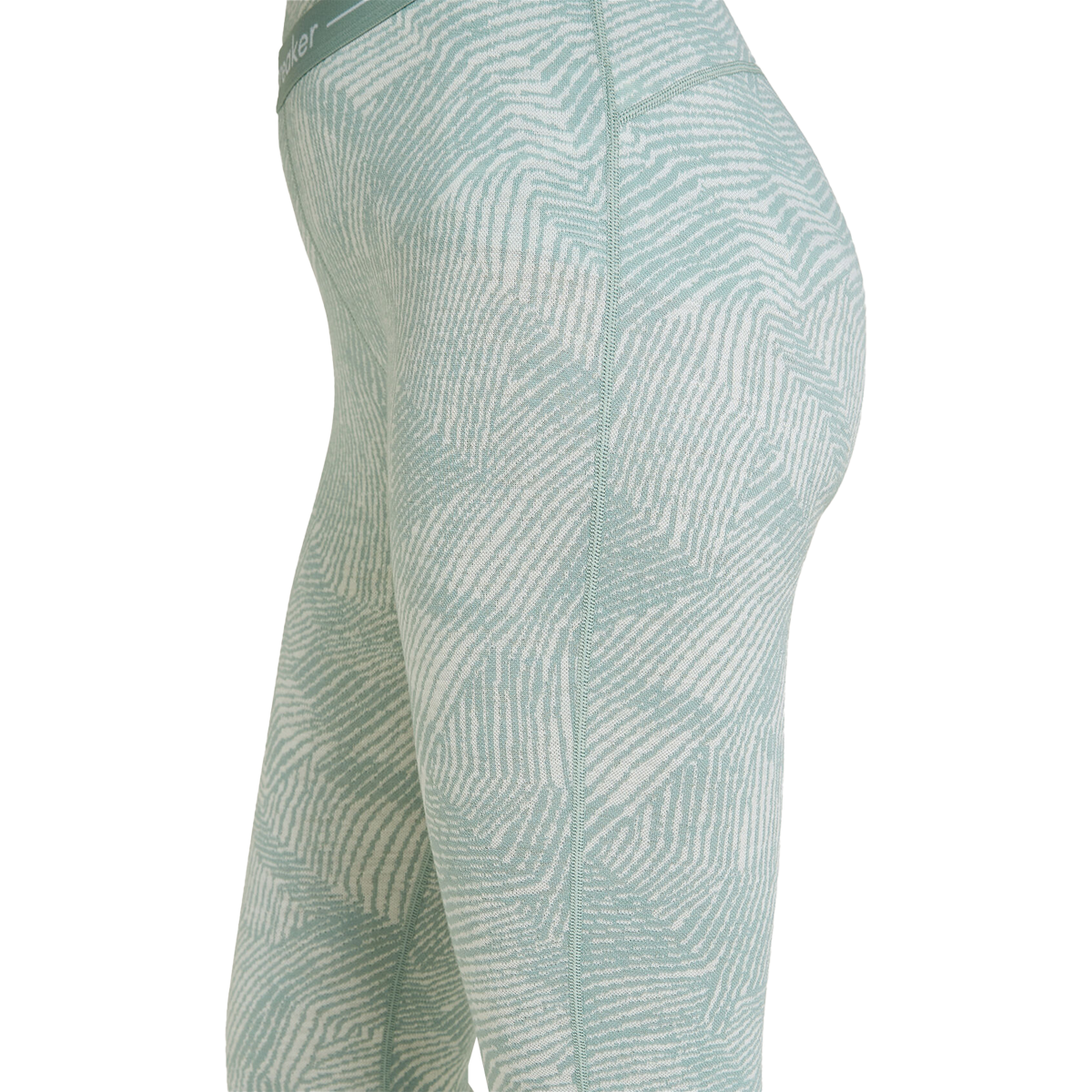 Icebreaker Women's Merino 260 Vertex Thermal Leggings Frozen Forms side