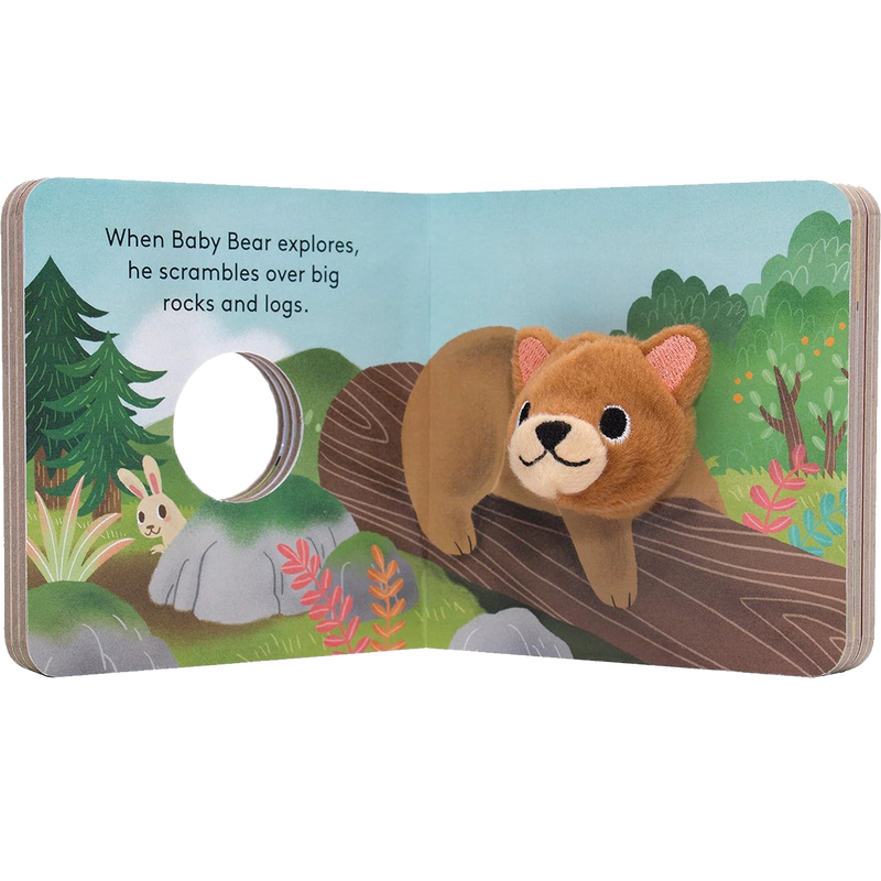 Baby Bear: Finger Puppet Book, Chronicle Books Baby Bear: Finger Puppet Book inside