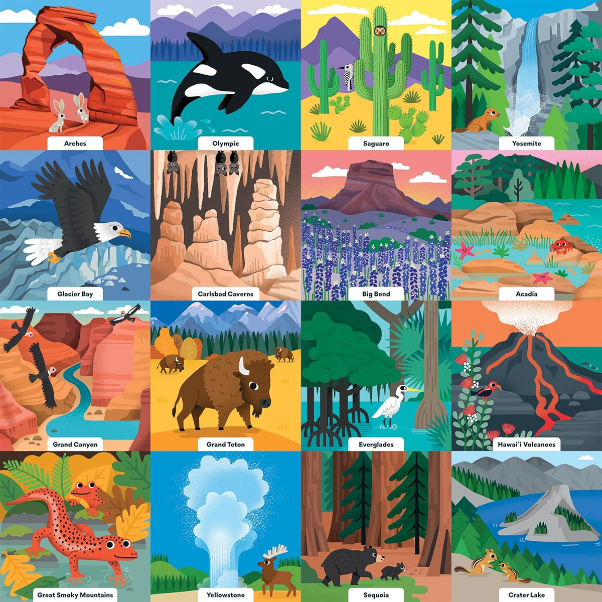 Mudpuppy Little Park Ranger 500 Piece Family Puzzle alternate view
