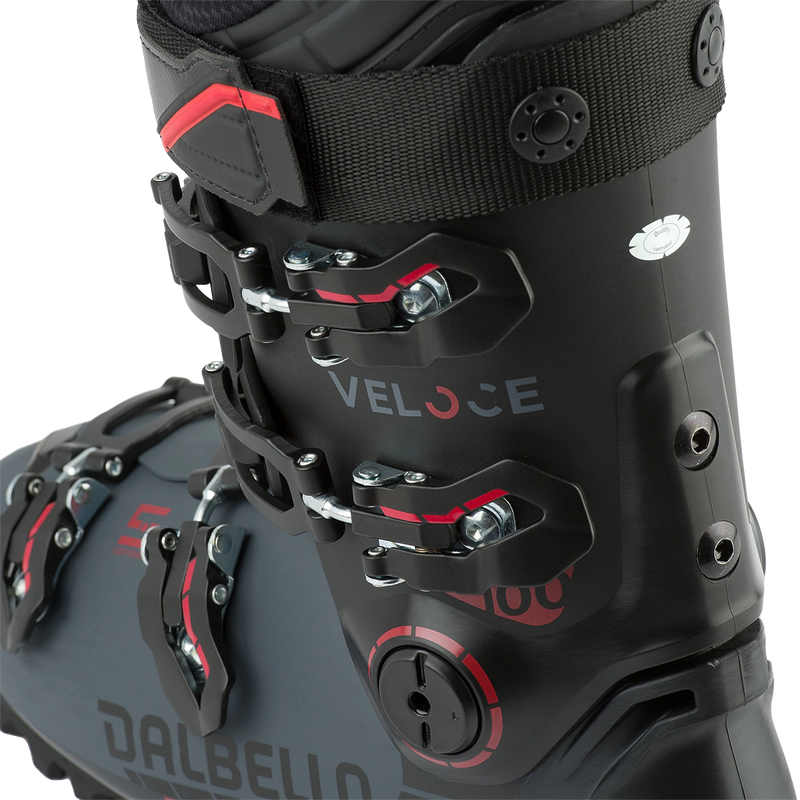 Veloce 100 MV, Dalbello Sports Veloce 100 MV in Black Anthracite upper buckles