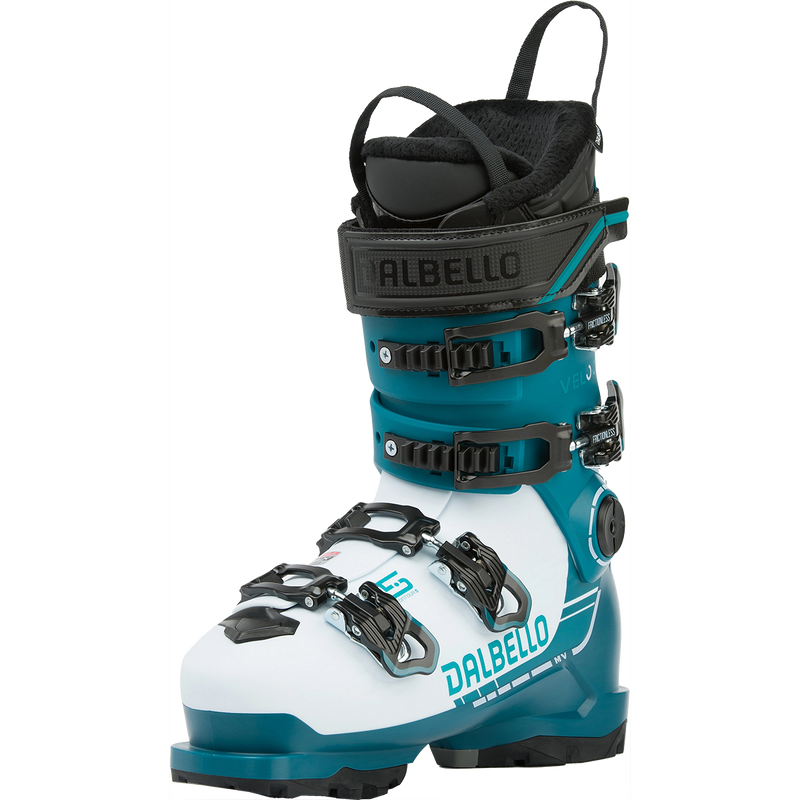 Women's Veloce 85 MV, Dalbello Sports Women's Veloce 85 MV in Grue/Polar front left