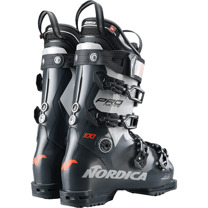 Promachine 100, Nordica Promachine 100 in Anthracite/Grey/Red pair back right
