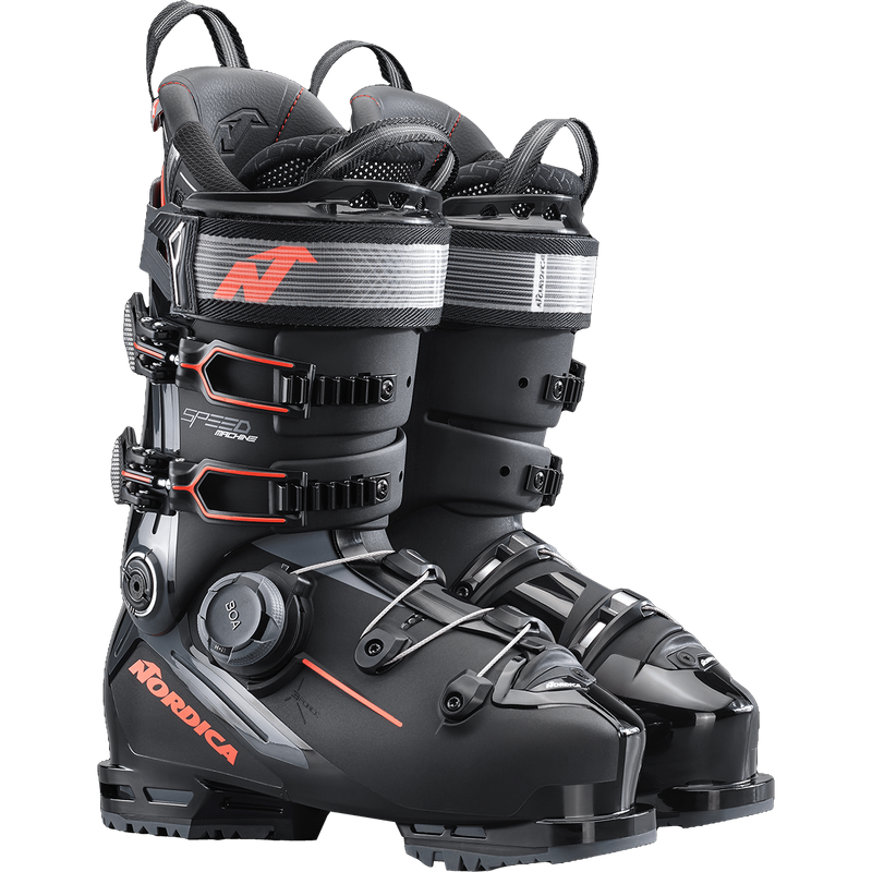 Speedmachine 3 BOA 130, Nordica Speedmachine 3 BOA 130 in Black/Anthracite/Red pair left