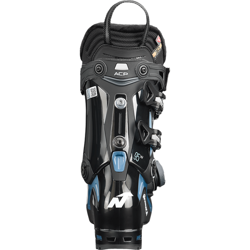 Women's Speedmachine 3 95 BOA, Nordica Women's Speedmachine 3 BOA 95 in Black/Light Blue/White back