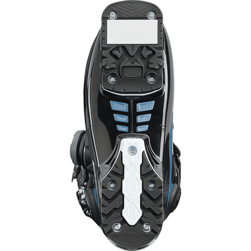 Women's Speedmachine 3 95 BOA, Nordica Women's Speedmachine 3 BOA 95 in Black/Light Blue/White bottom