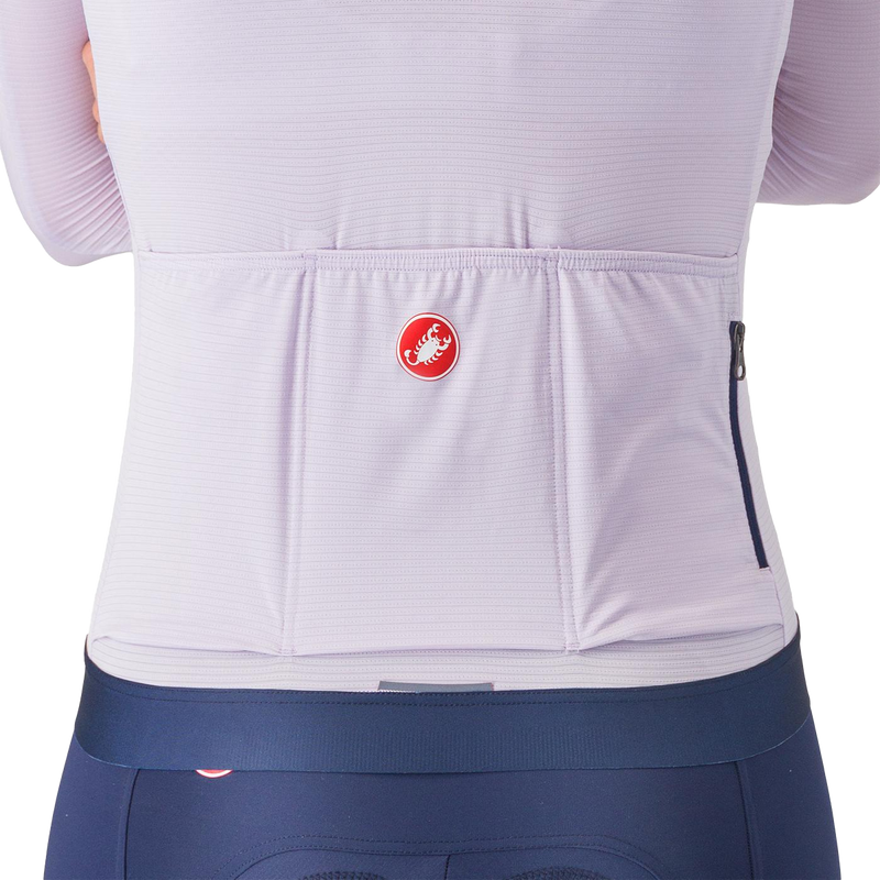 Women's Espresso Long Sleeve Jersey, Castelli Women's Espresso Long Sleeve Jersey Back Pockets