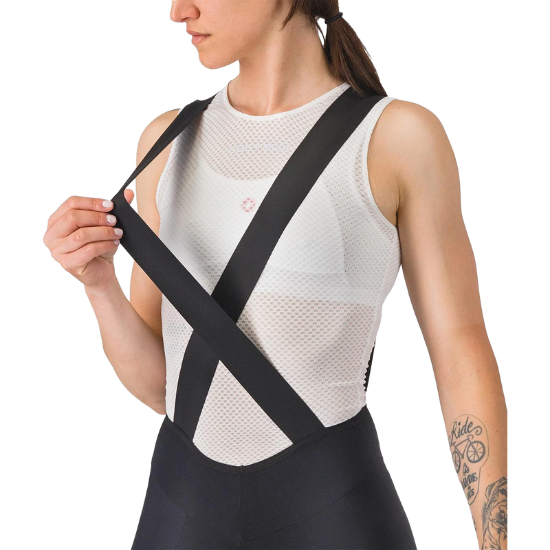 Women's Unlimited Endurance DT Bibshort, Castelli Women's Unlimited Endurance DT Bibshort Front Suspenders