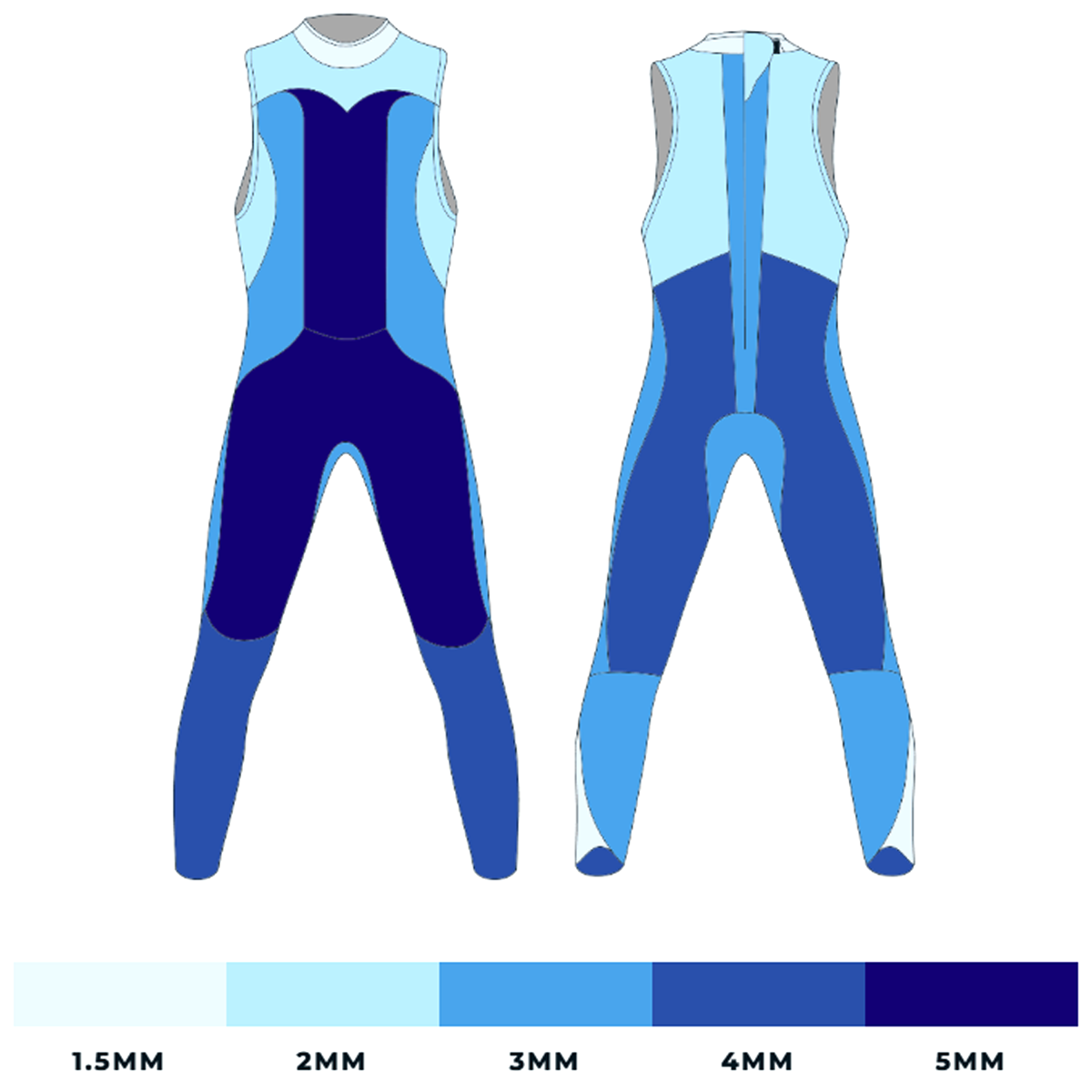 Men's Reaction Sleeveless Wetsuit alternate view