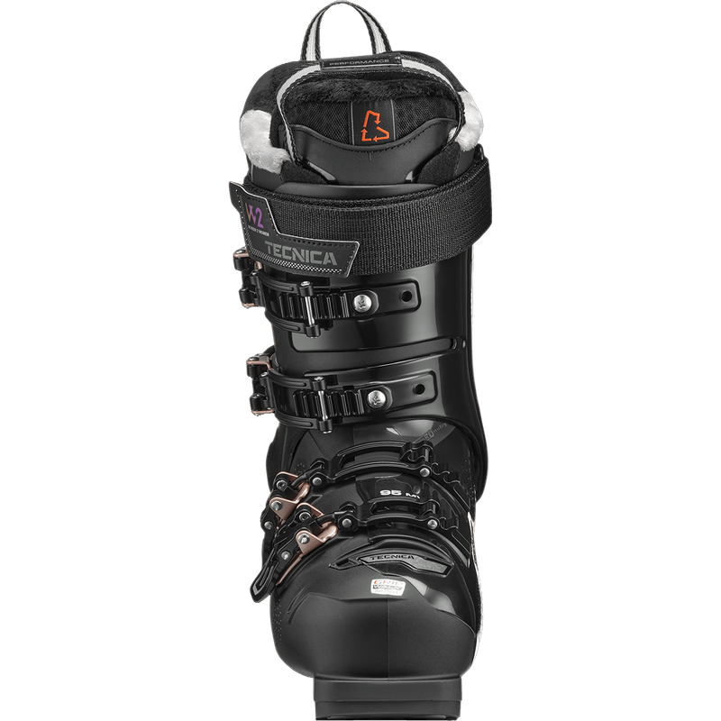 Women's Mach1 MV 95, Tecnica Women's Mach1 MV 95 in Black front