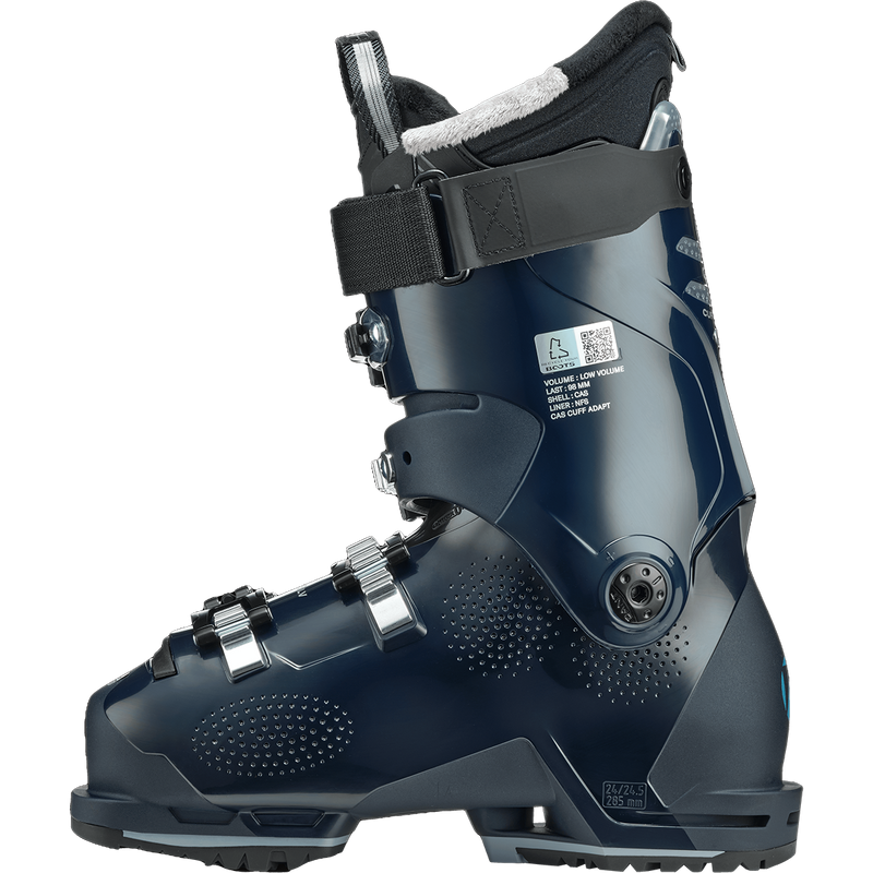 Women's Mach Sport LV 85, Tecnica Women's Mach Sport LV 85 in Ink Blue inside profile