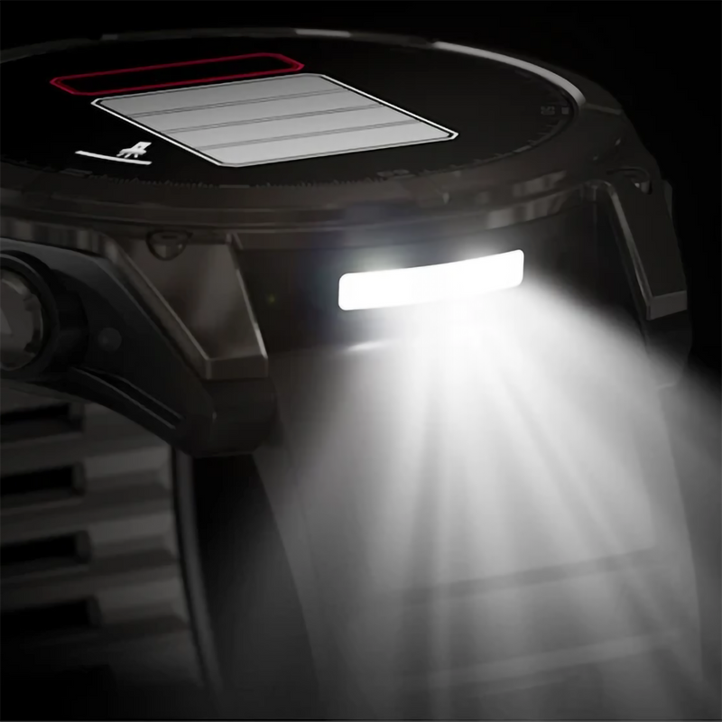 Fenix 8 Sapphire 51mm Amoled - Carbon Gray, Garmin Fenix 8 Sapphire 51mm Amoled - Carbon Gray LED light