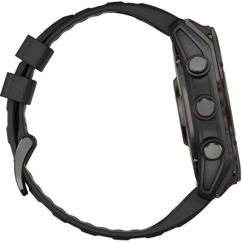 Fenix 8 Sapphire 51mm Amoled - Carbon Gray, Garmin Fenix 8 Sapphire 51mm Amoled - Carbon Gray right profile