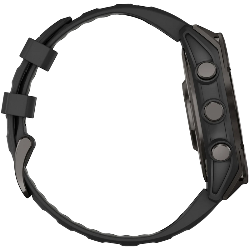 Fenix 8 Sapphire 47mm Amoled - Carbon Gray, Garmin Fenix 8 Sapphire 47mm Amoled - Carbon Gray right profile