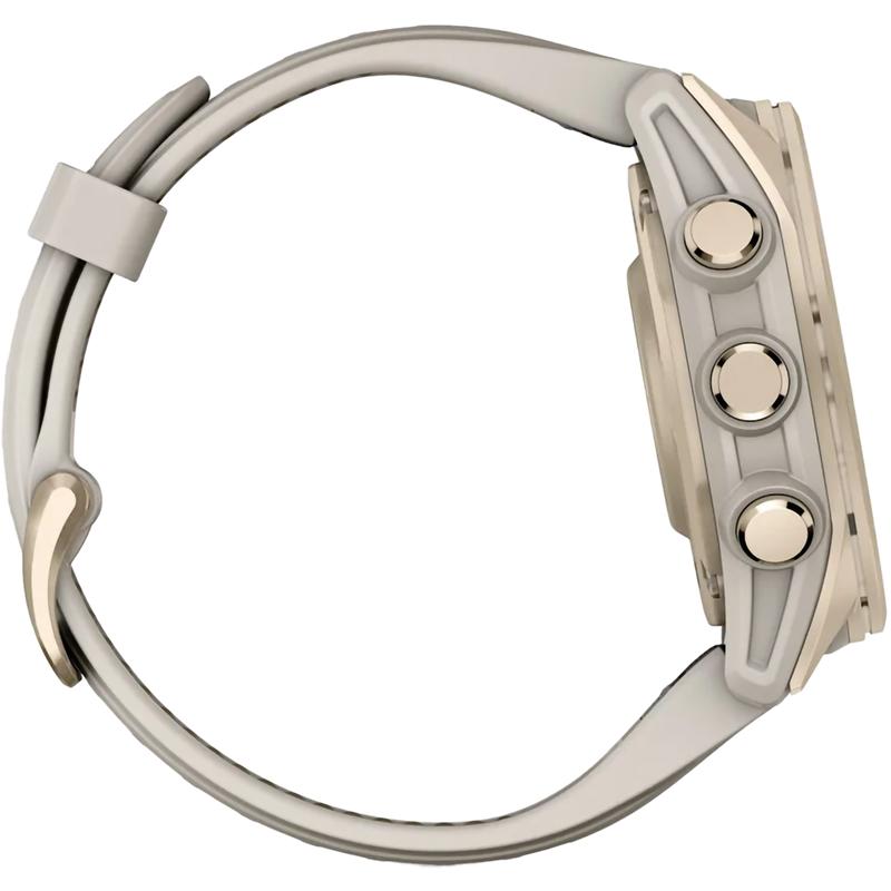 Fenix 8 Sapphire 43mm Amoled - Soft Gold, Garmin Fenix 8 Sapphire 43mm Amoled - Soft Gold right profile