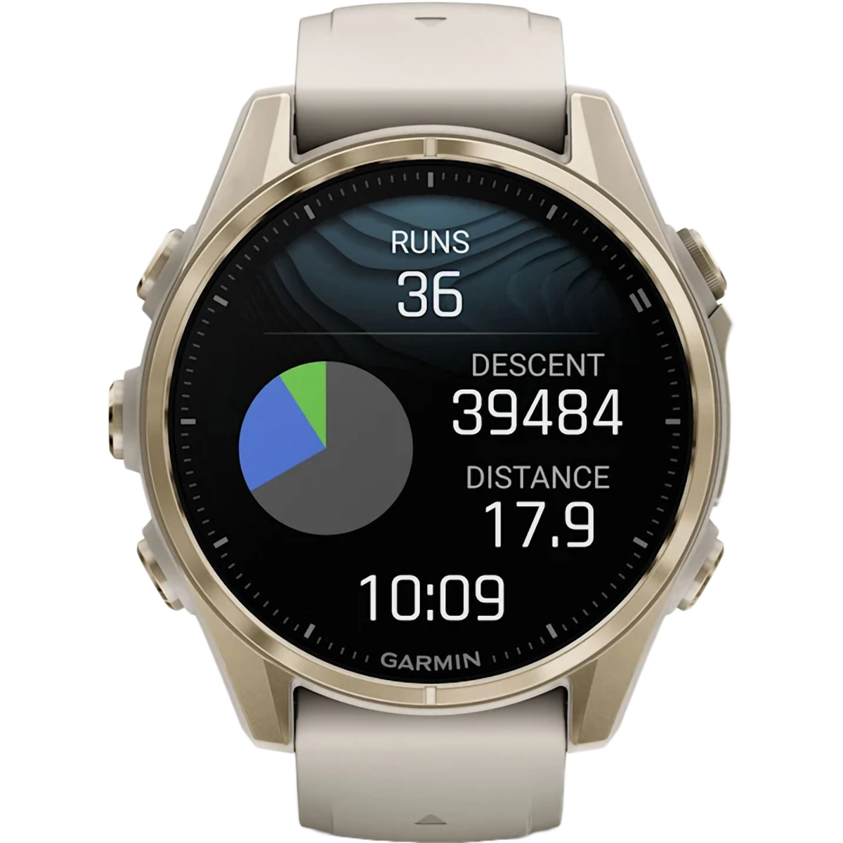 Fenix 8 Sapphire 43mm Amoled - Soft Gold – Sports Basement Fenix 8 Sapphire 43mm Amoled - Soft Gold – Sports Basement