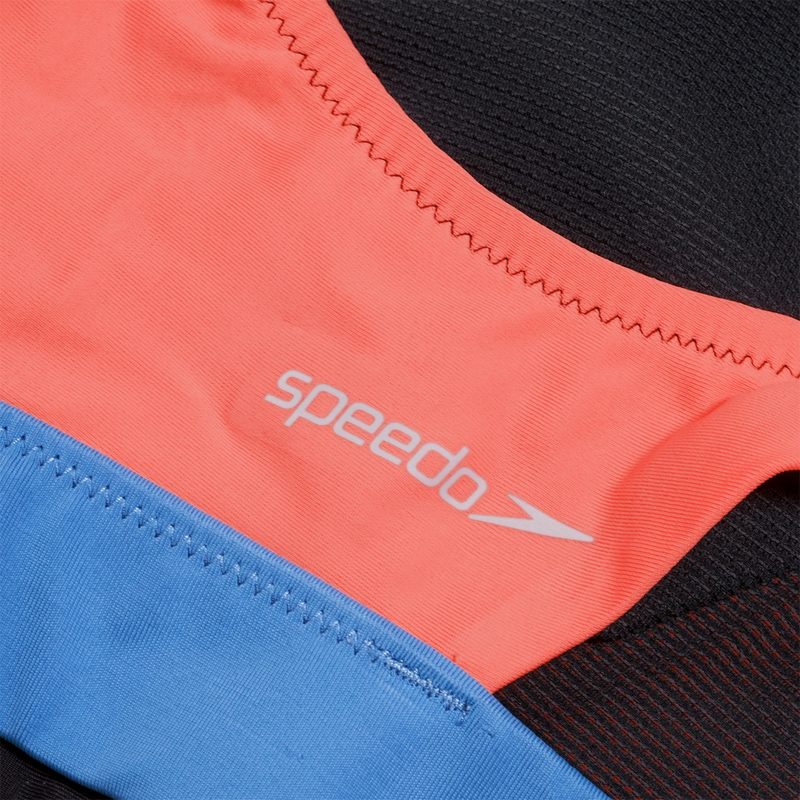 Women's Colorblock Top, Speedo Women's Colorblock Top logo