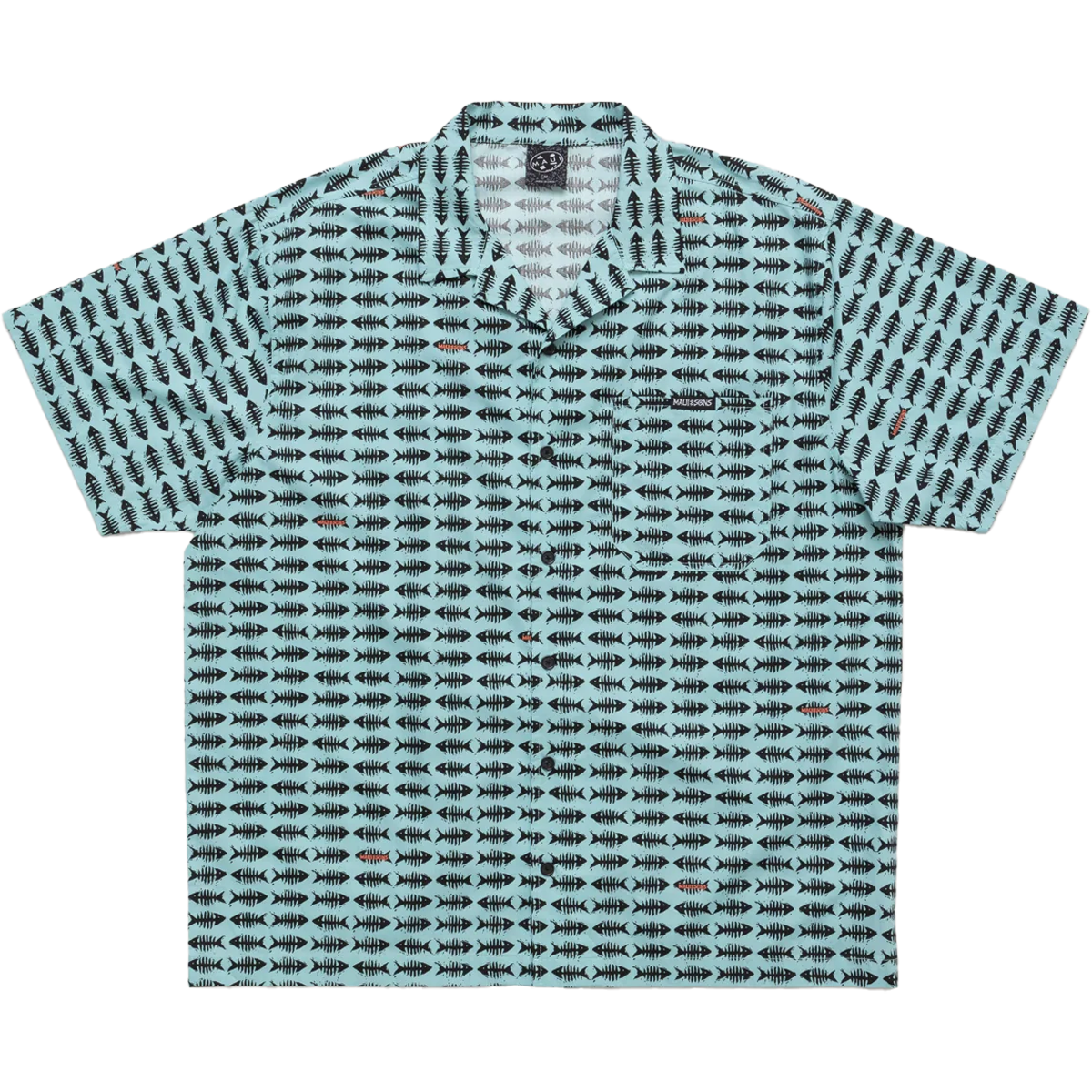 Maui and Sons Men's Sultan Sea Shirt in Surf
