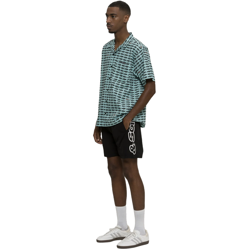 Men's Sultan Sea Shirt, Maui and Sons Men's Sultan Sea Shirt Side