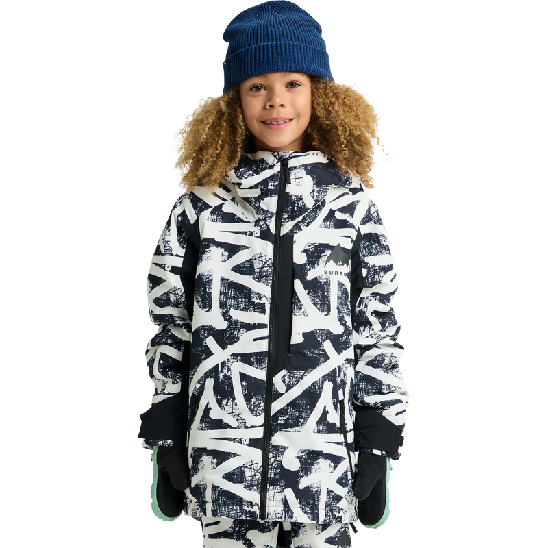 Youth Hillslope 2L Jacket, Burton Youth Hillslope 2L Jacket in EU0-City Streets/True Black front